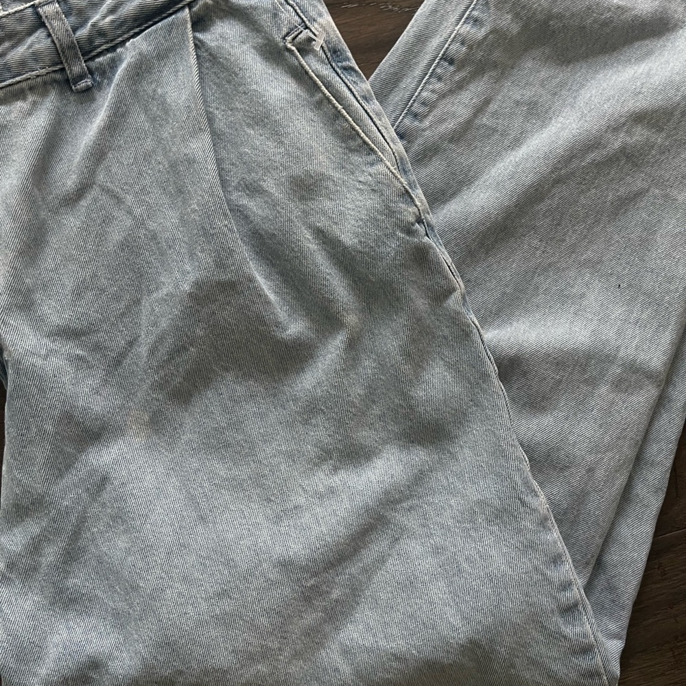 Amomento Women's Recycled Cotton Blue Jeans Denim Size L/XL - Picture 5 of 9